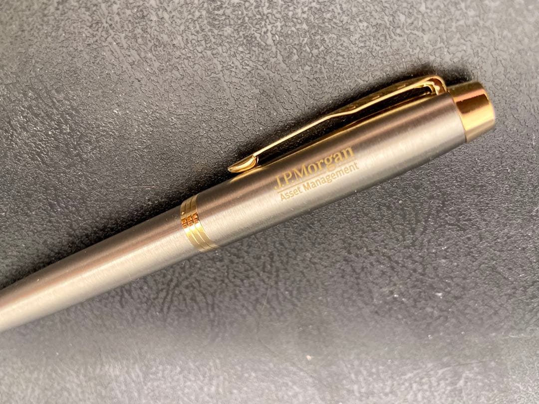 Parker 万年筆 JP Morgan刻印付き　新品未使用の写真2枚目