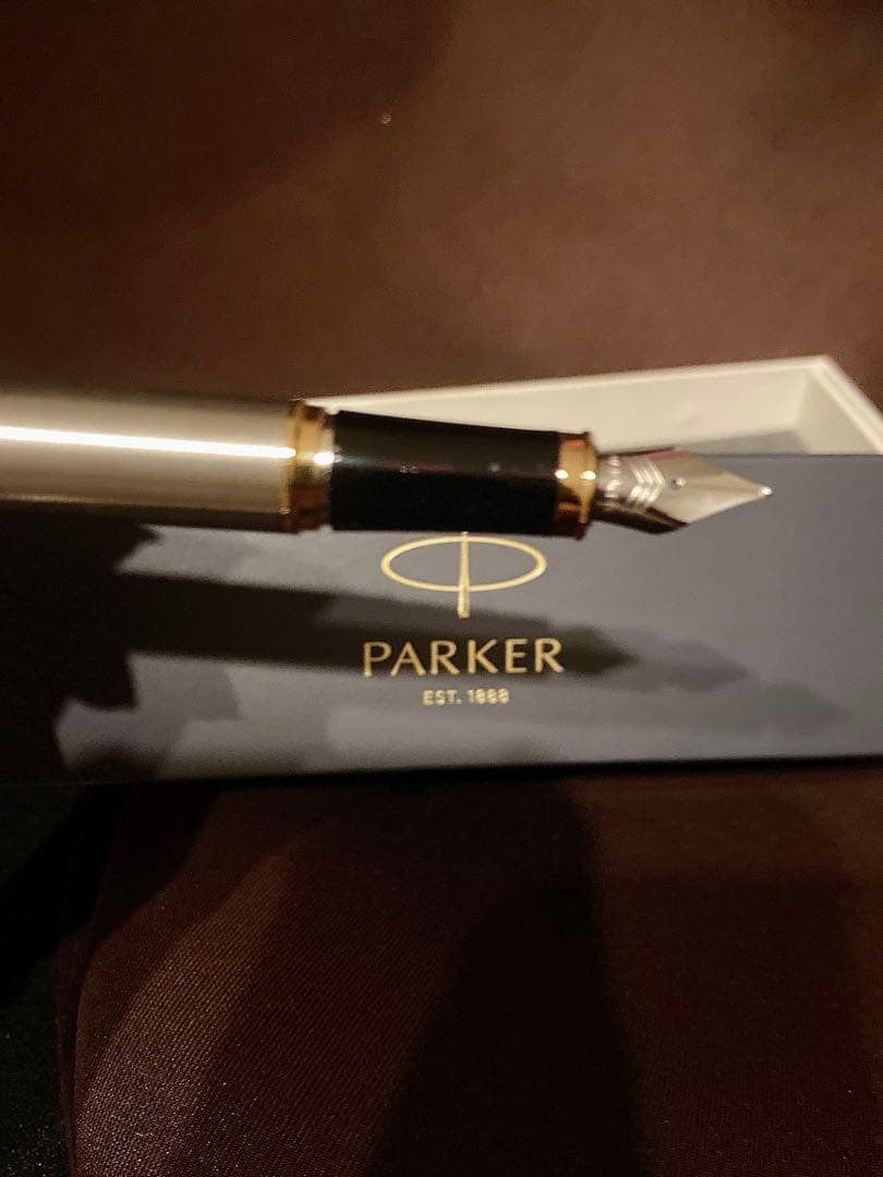 Parker 万年筆 JP Morgan刻印付き　新品未使用の写真3枚目