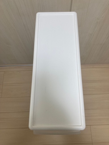 スリム3段チェスト 幅17cm 脚付き収納 キッチン収納 洗面所収納 キャビネット 棚の写真4枚目