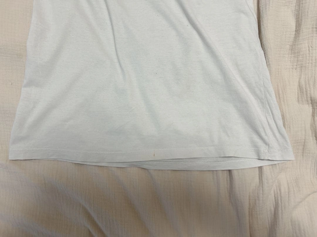 SISLEY シスレー Tシャツ 半袖 ロゴプリント ホワイト Sサイズの写真5枚目