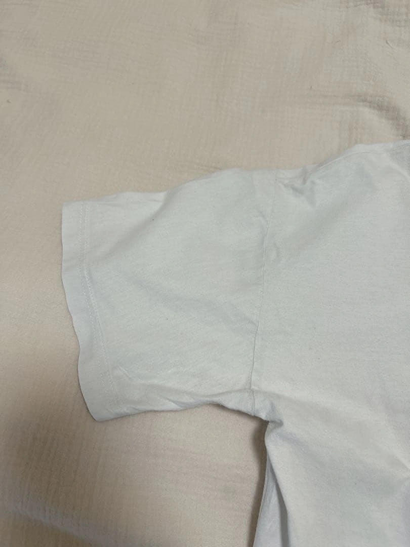 SISLEY シスレー Tシャツ 半袖 ロゴプリント ホワイト Sサイズの写真9枚目
