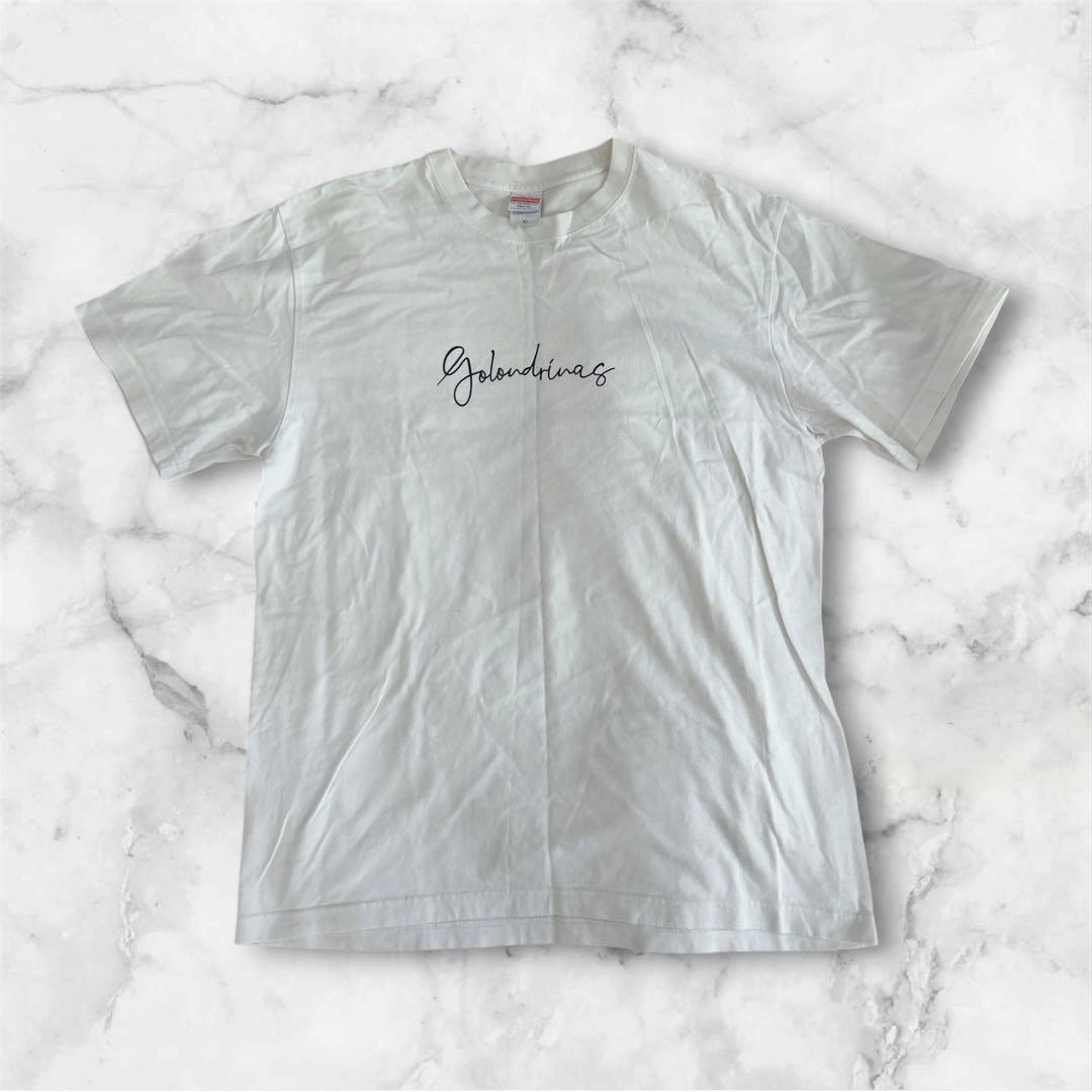 XLサイズ Galondinas ホワイトTシャツ 半袖 白色 ワンポイント