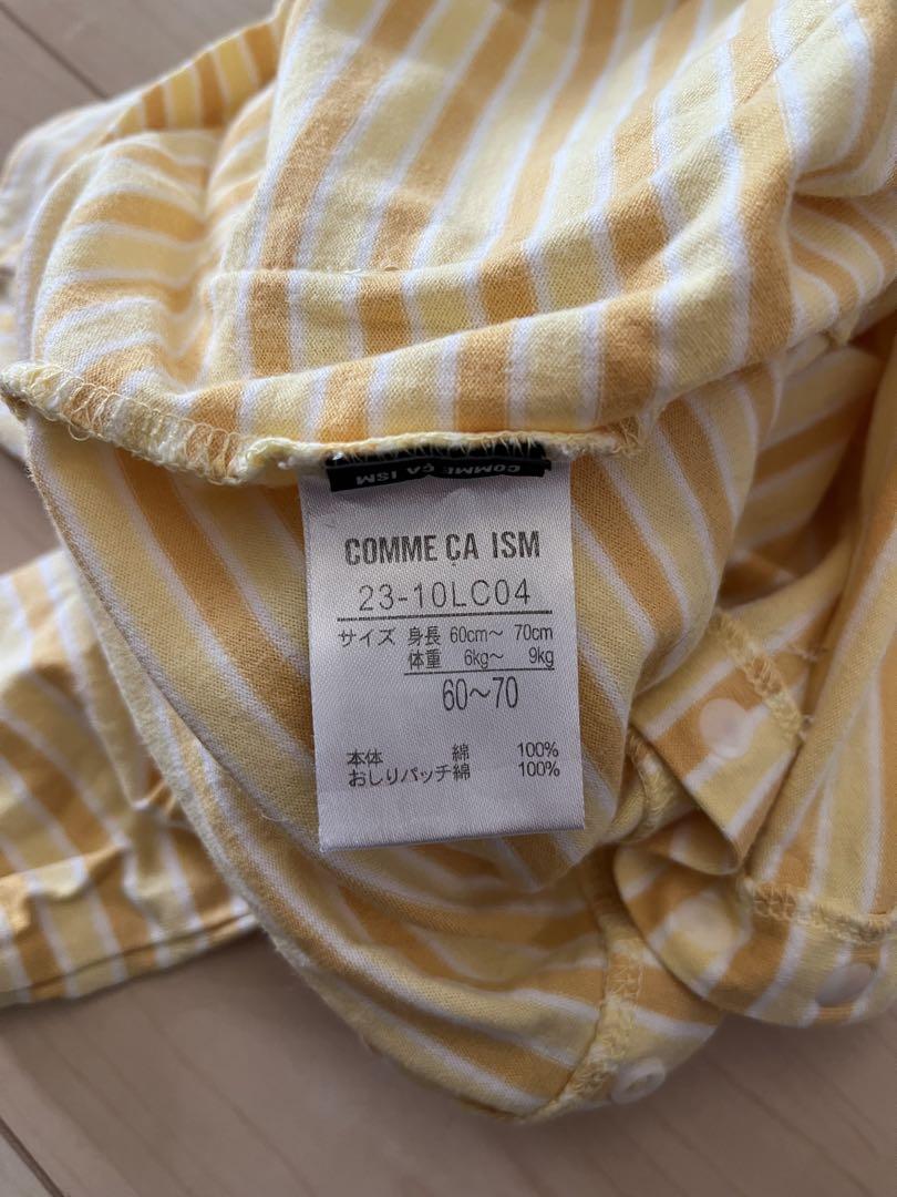COMME CA ISM ロンパース 60-70cmの写真3枚目
