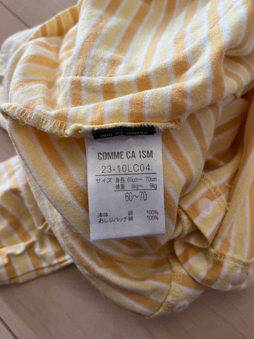 COMME CA ISM ロンパース 60-70cmの写真3枚目