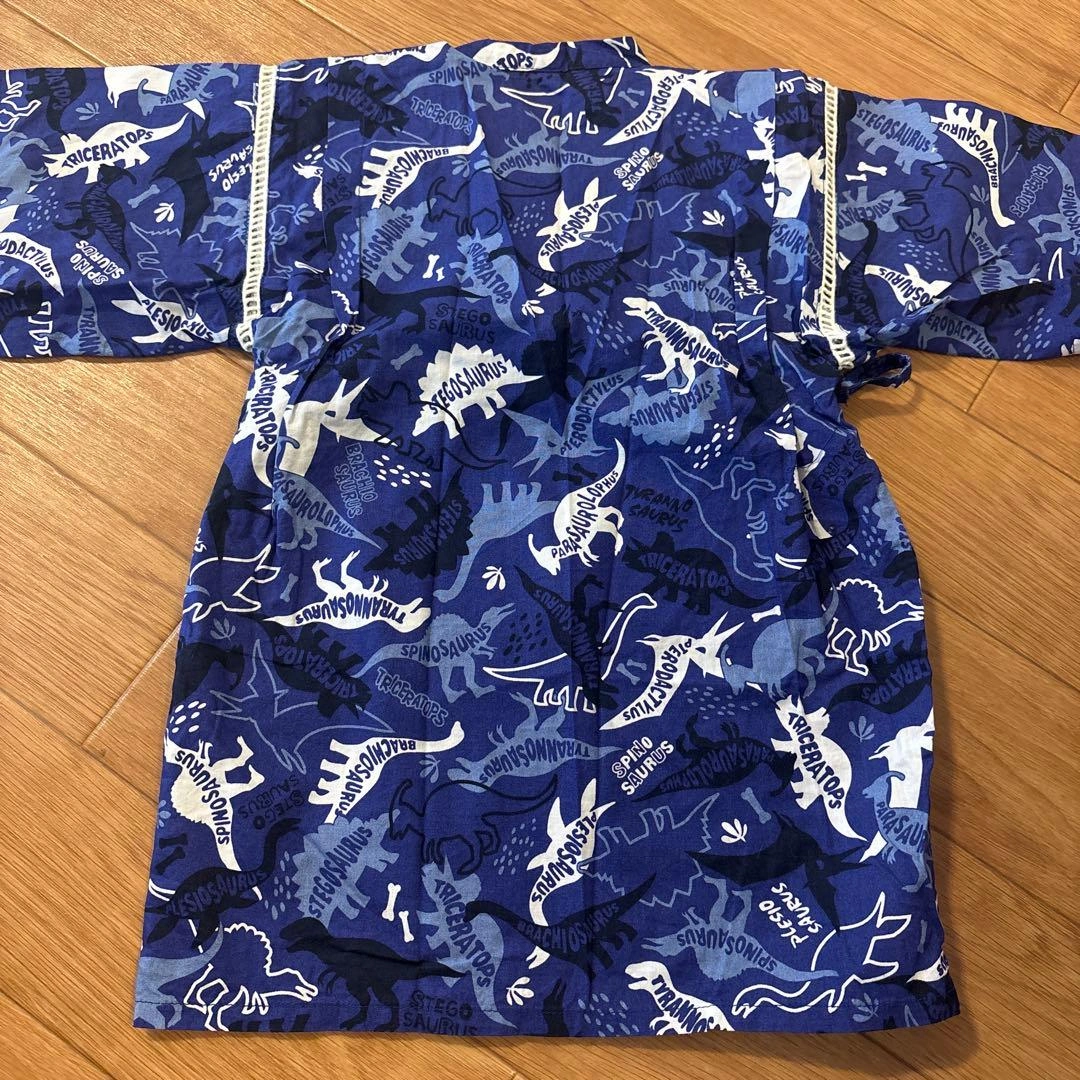 子供用 恐竜柄 甚平 120cmの写真6枚目