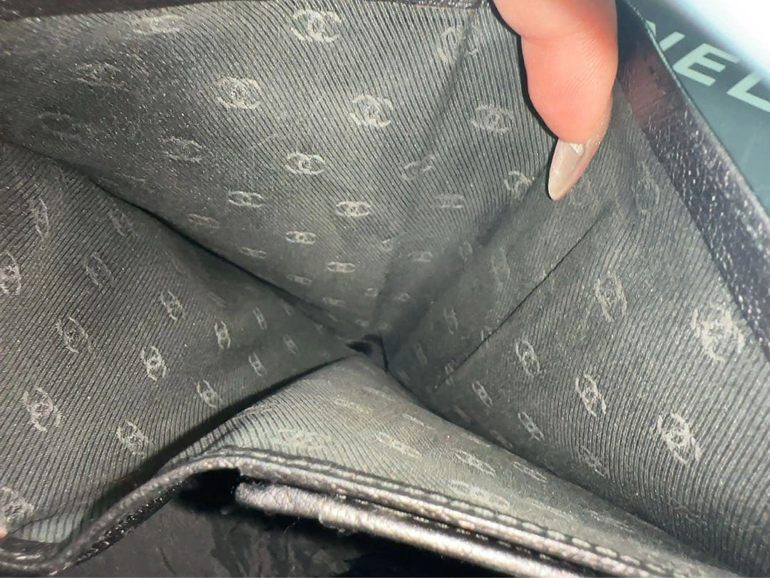 CHANEL シャネル 長財布 キャビアスキン ココマーク シリアルシール有の写真6枚目
