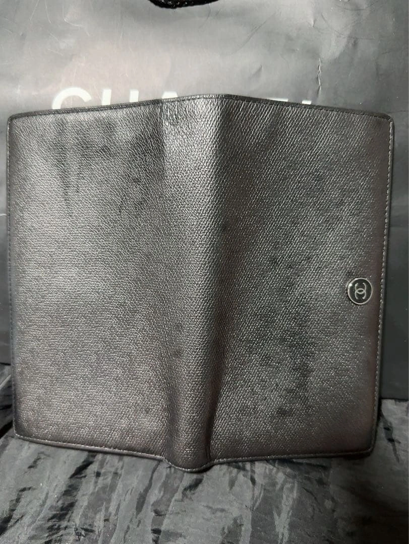 CHANEL シャネル 長財布 キャビアスキン ココマーク シリアルシール有の写真7枚目
