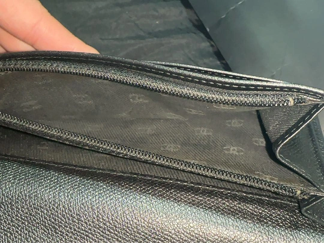 CHANEL シャネル 長財布 キャビアスキン ココマーク シリアルシール有の写真9枚目