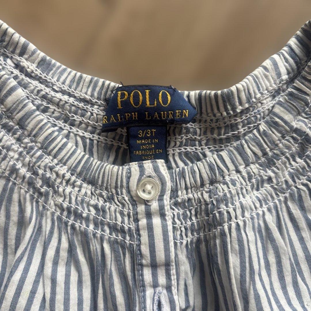 Polo Ralph Lauren ストライプ 半袖シャツ 3Tの写真2枚目