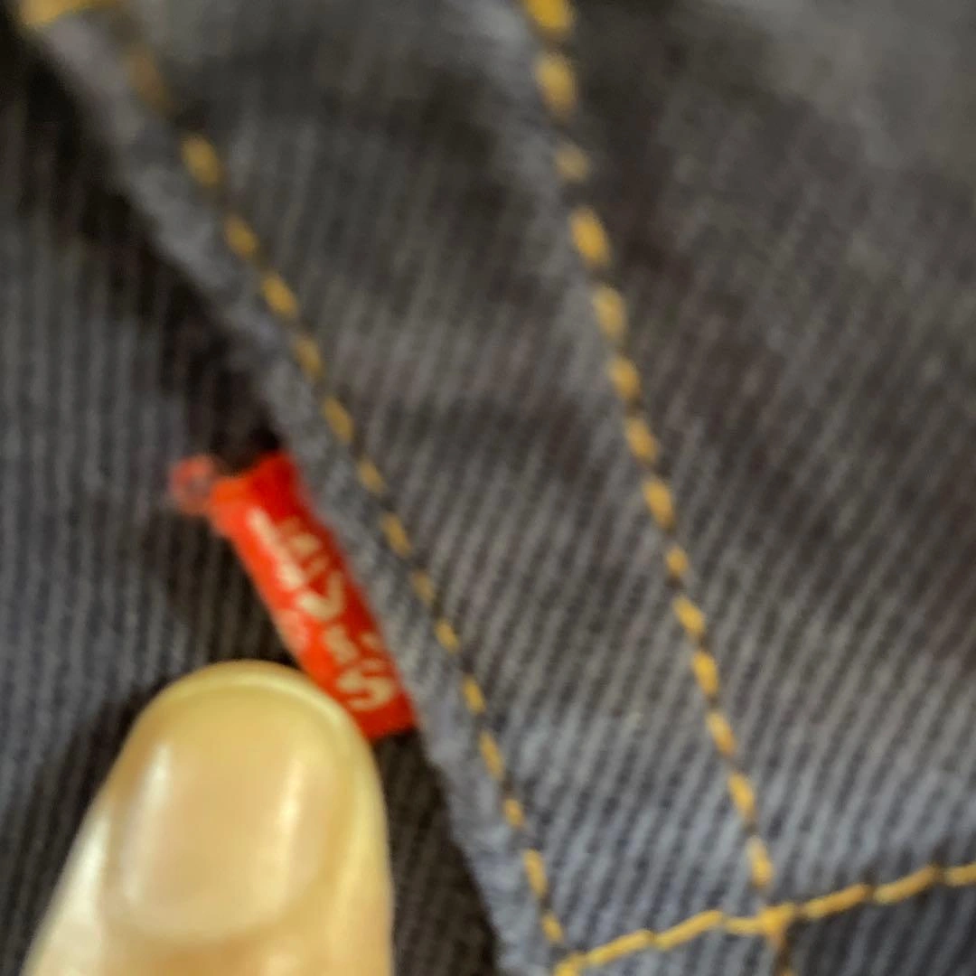 Levi's 紫 デニムジーンズの写真3枚目