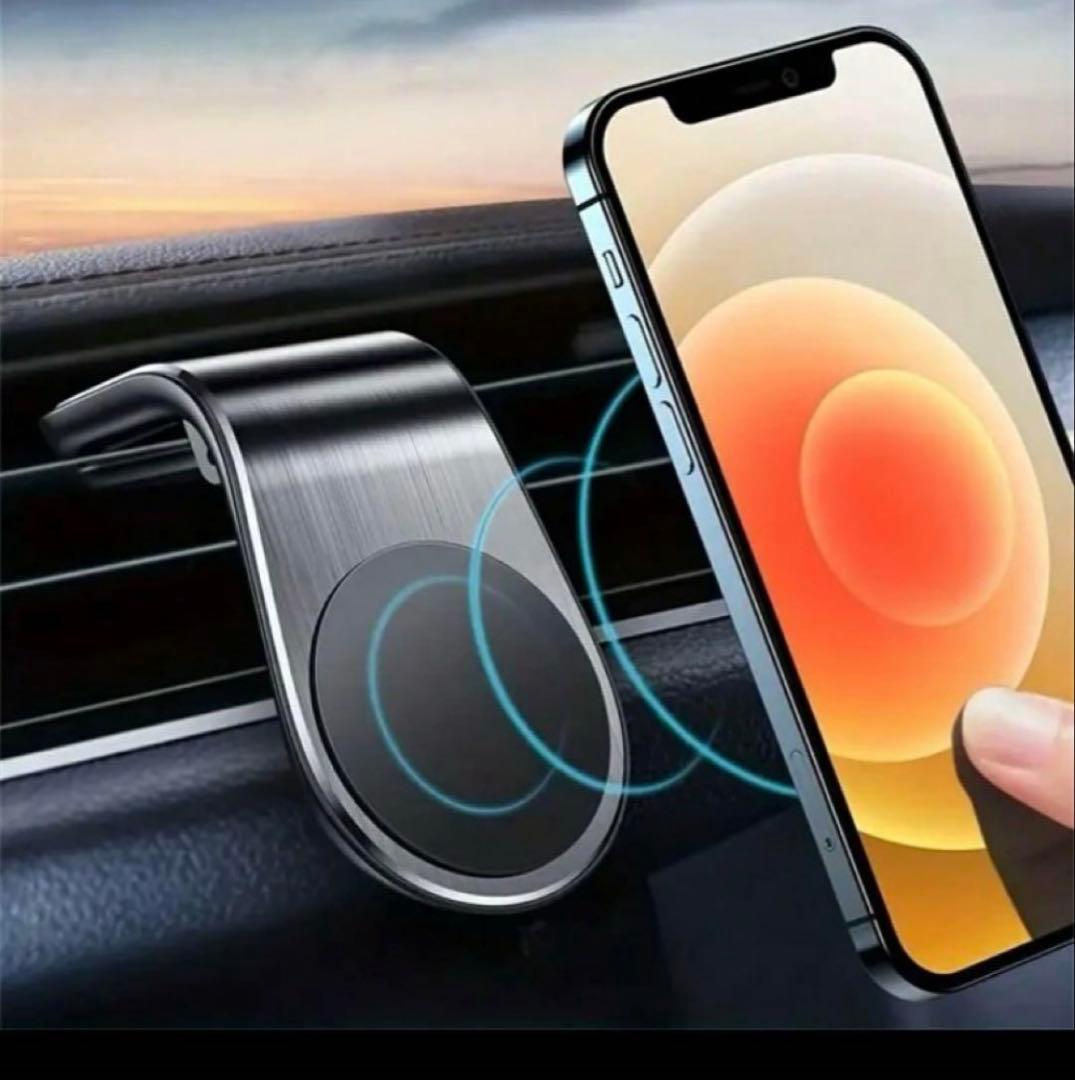 車用　スマホホルダー　マグネット　エアコン吹き出し口