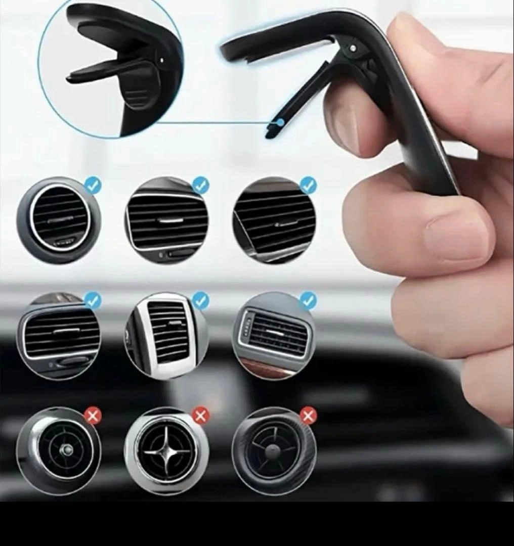 車用 スマホホルダー マグネット エアコン吹き出し口の写真2枚目