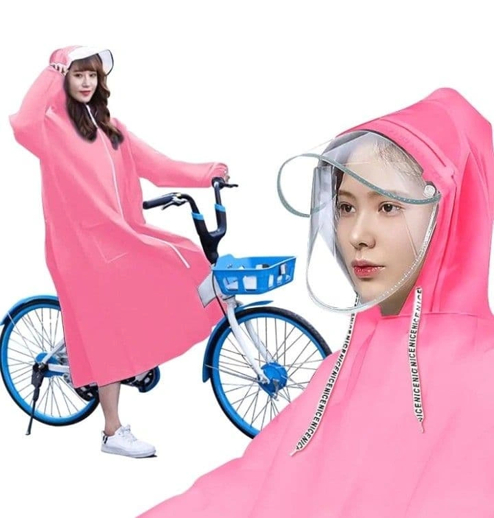 多機能レインコート❤ポンチョ✨自転車・バイク等❤ピンク✨新品未使用❤