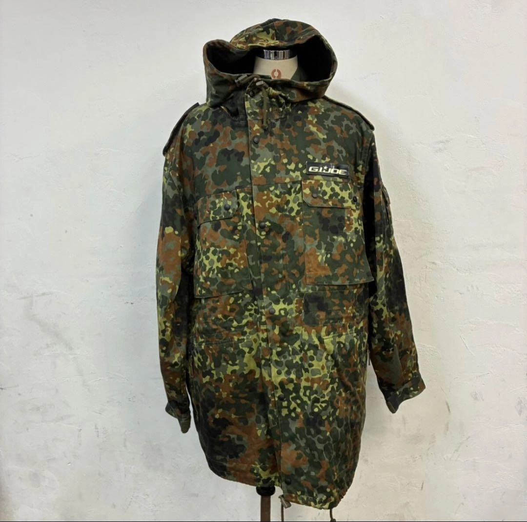 【近代迷彩の最高傑作】ドイツ軍 実物 フレックターン パーカー Gr.10 XL