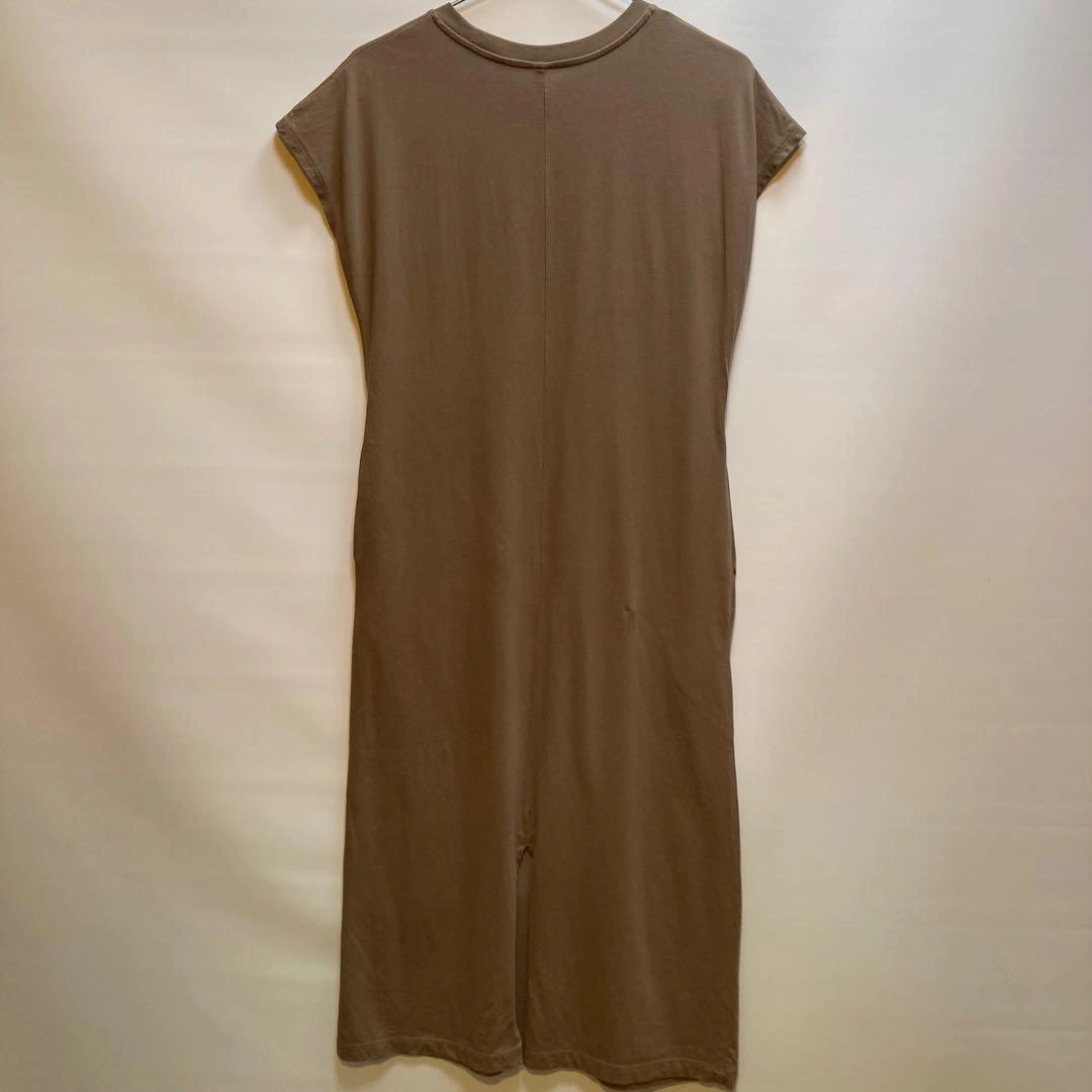 UNIQLO スムースコットンフレンチスリーブロングワンピースの写真2枚目