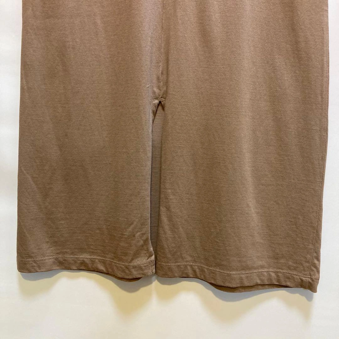 UNIQLO スムースコットンフレンチスリーブロングワンピースの写真3枚目