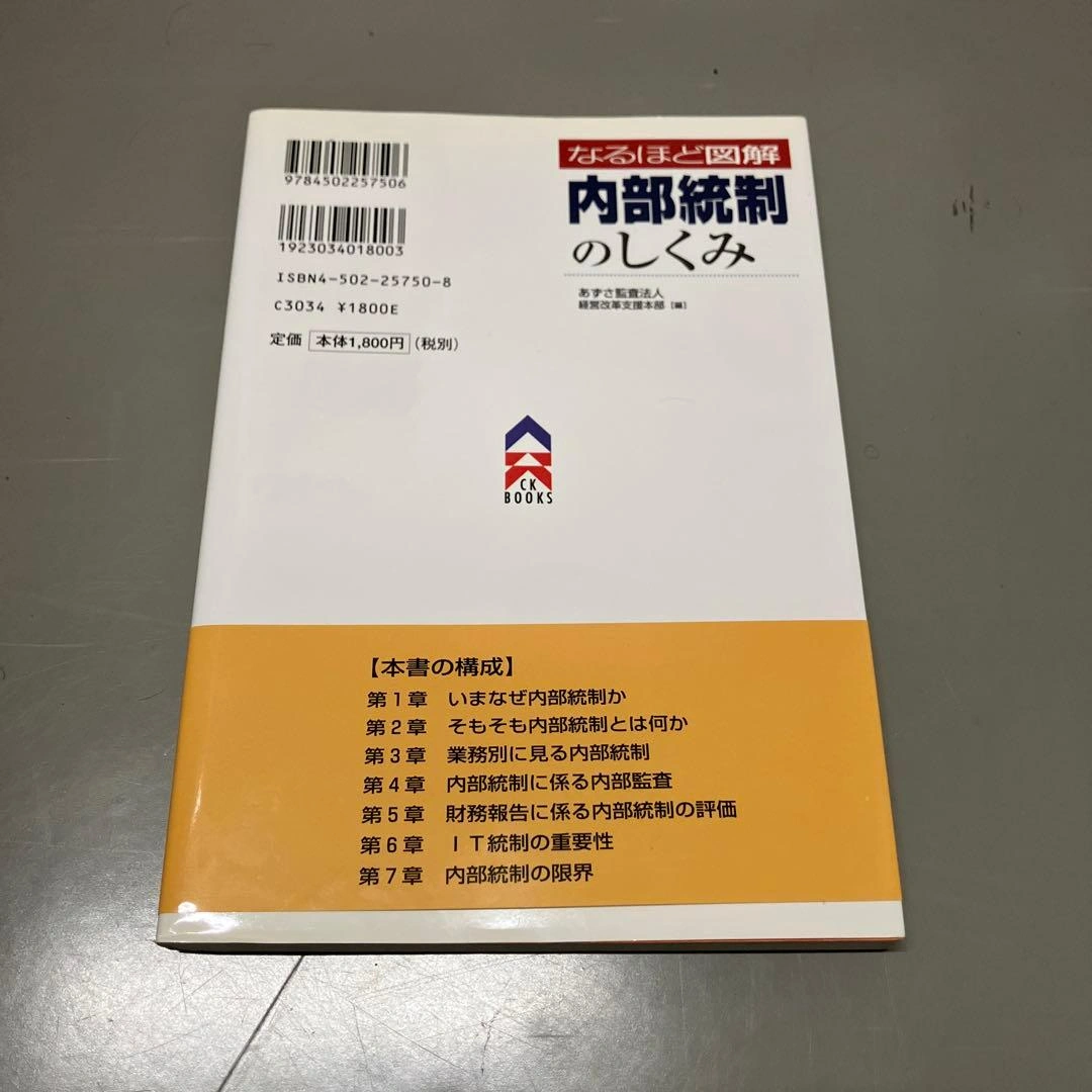 なるほど図解内部統制のしくみ まとめ買い可能の写真2枚目