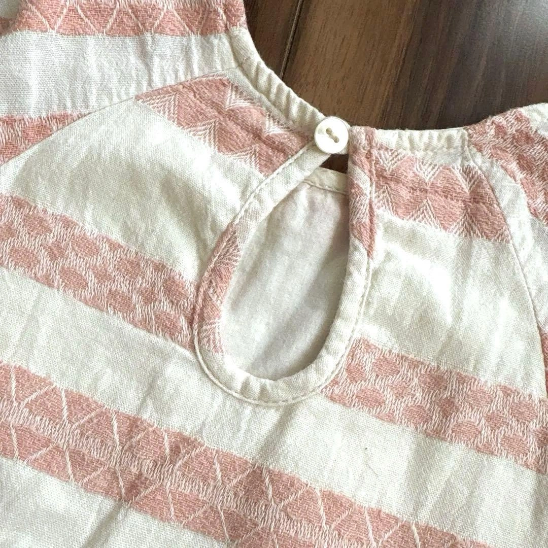 ZARA ワンピース ストライプ ピンク 92cmの写真3枚目