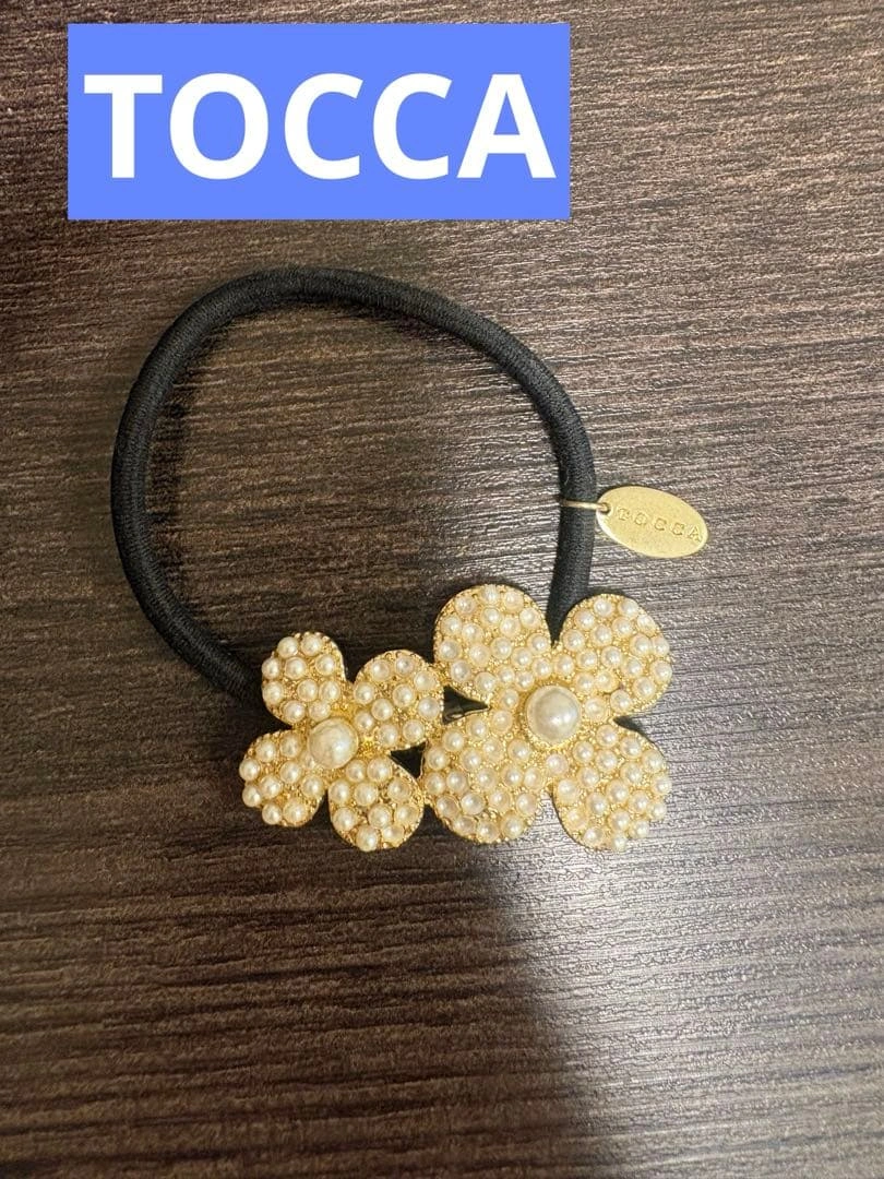 【TOCCA】トッカ フラワーモチーフ パール ヘアゴム 発表会 フォーマル