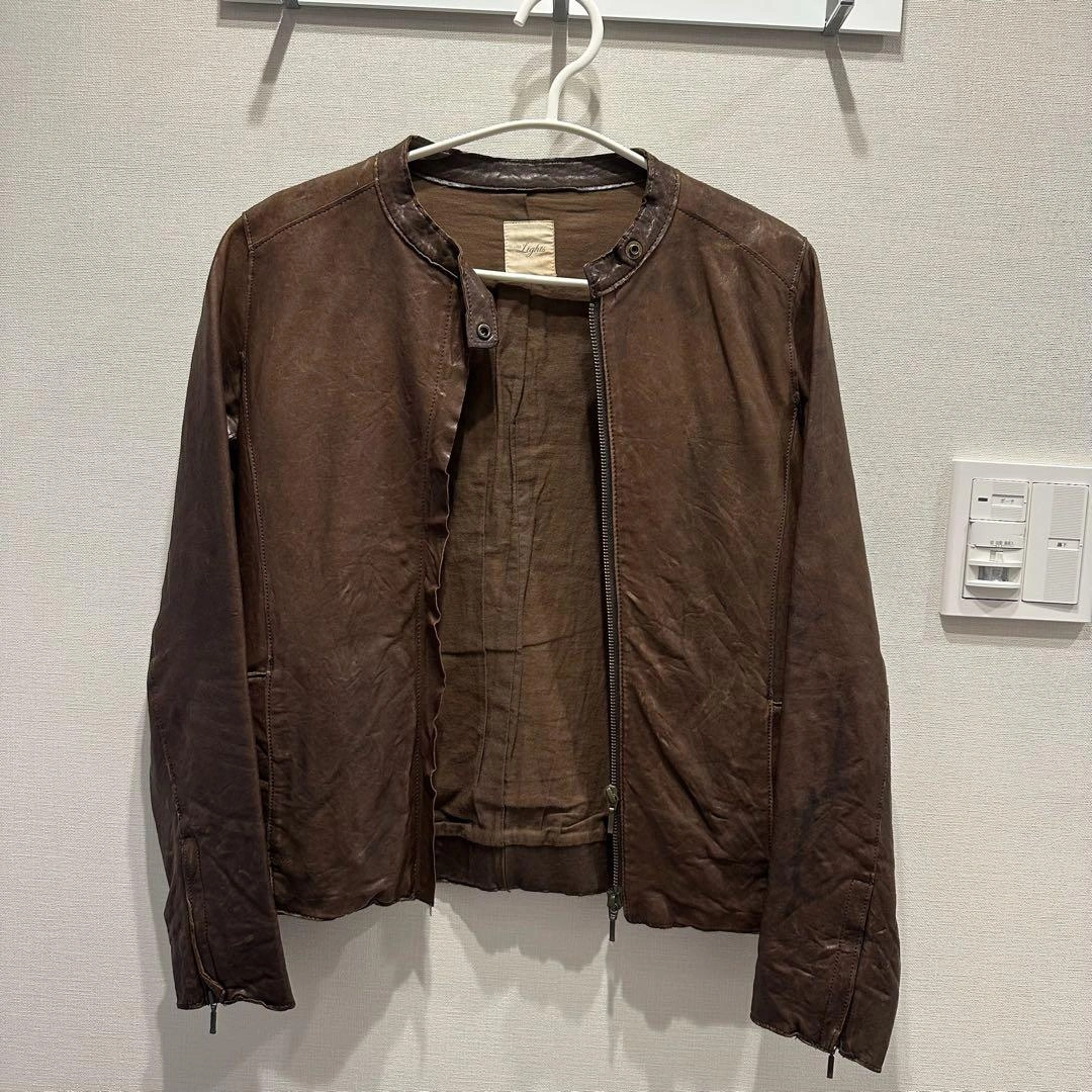 beams レザージャケット