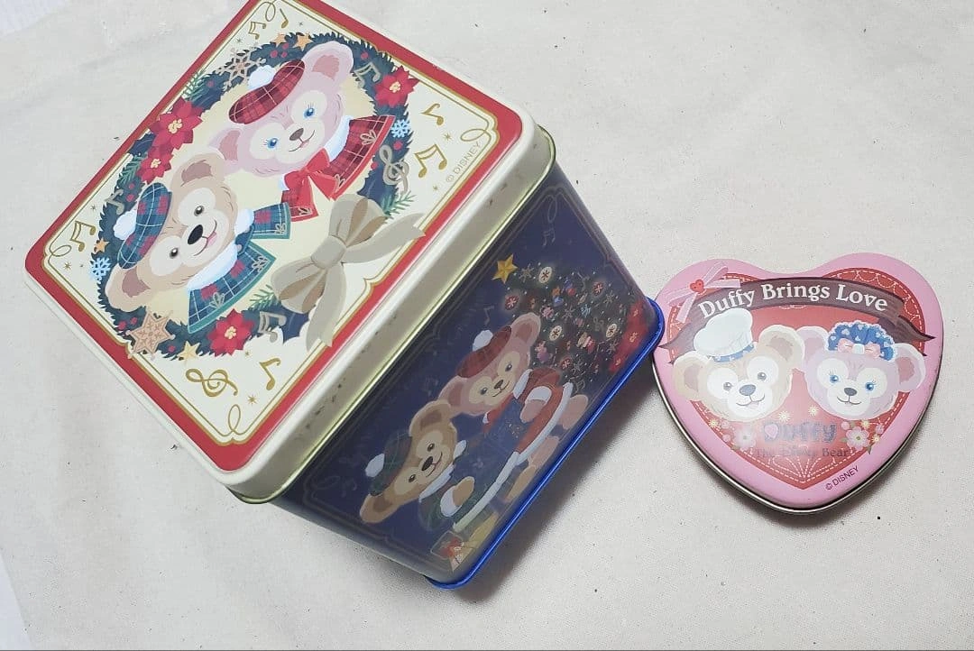 ディズニーシー Disney Duffy & Friends 缶ケース 2点セット