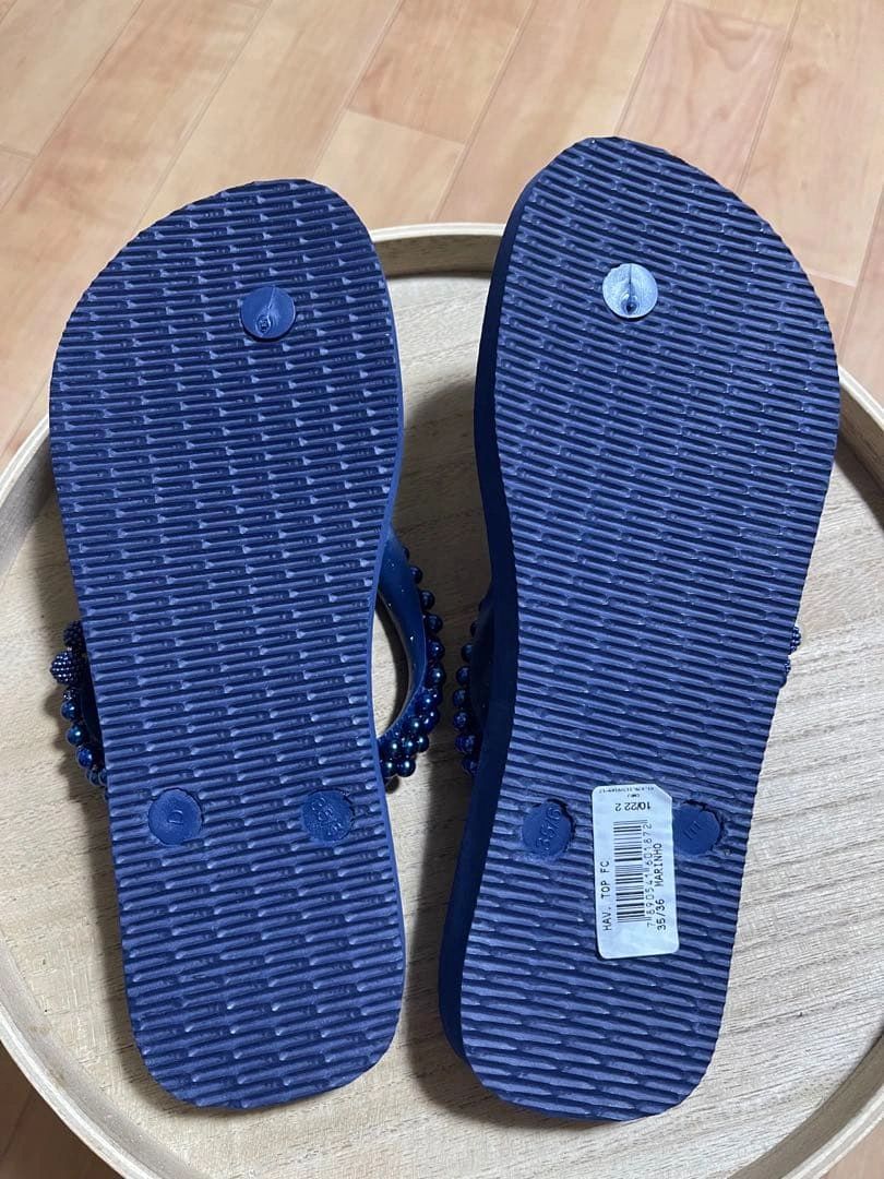 Havaianas カスタマイズネイビー 35-36(日本サイズ23cm相当)の写真3枚目