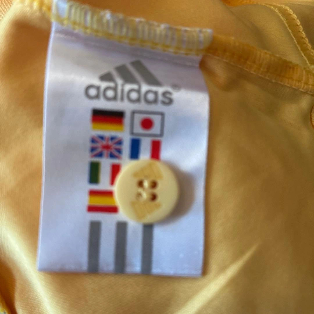 adidas ゴルフ ポロシャツ イエロー Lサイズの写真4枚目
