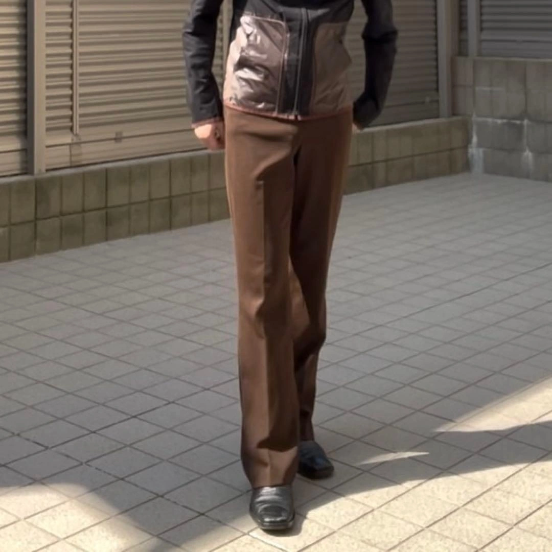 ヴィンテージ セミフレアスラックス