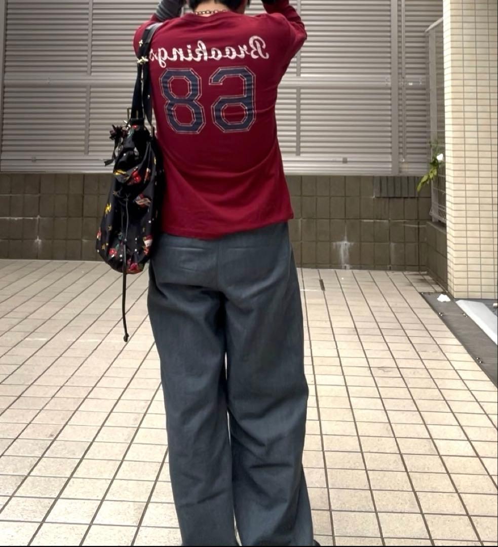 00s ヘンリーネック ロングスリーブ Tシャツの写真5枚目