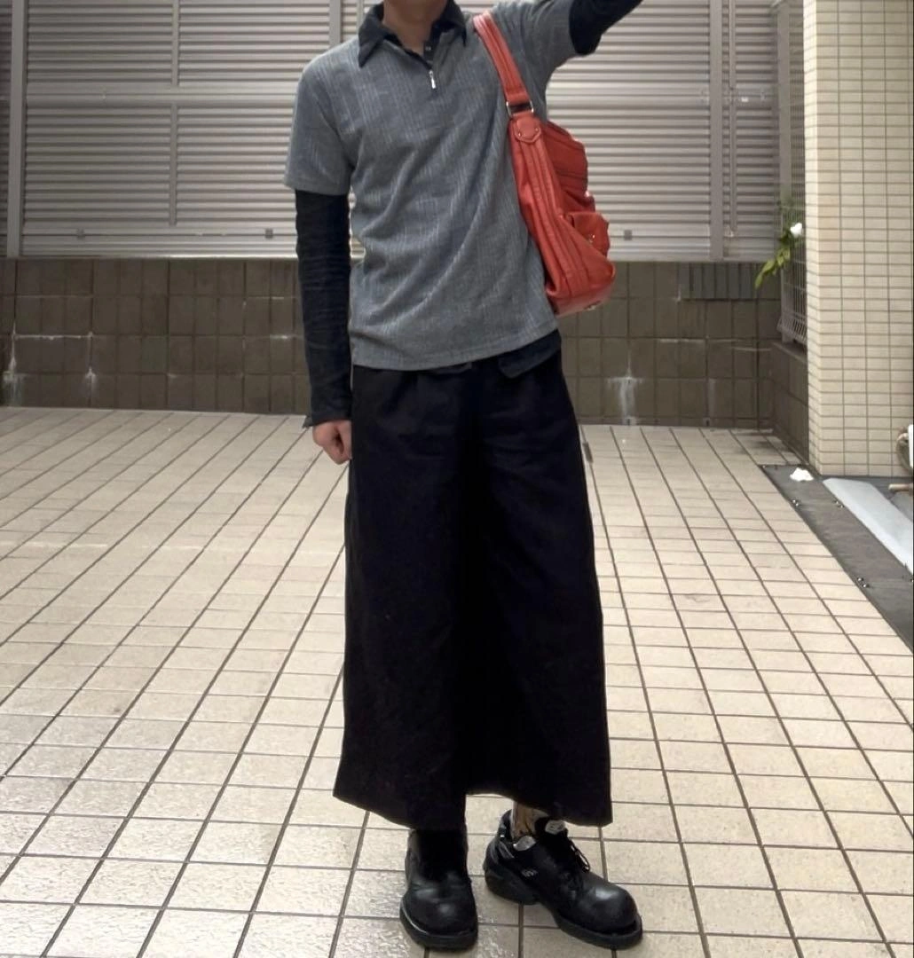 00s ジップ レイヤード ヘンリーネック Tシャツの写真5枚目