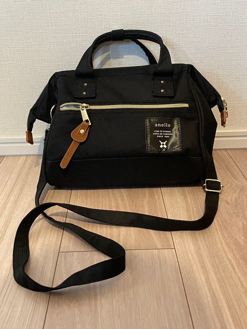 anello 2WAY ショルダーバッグ ブラック