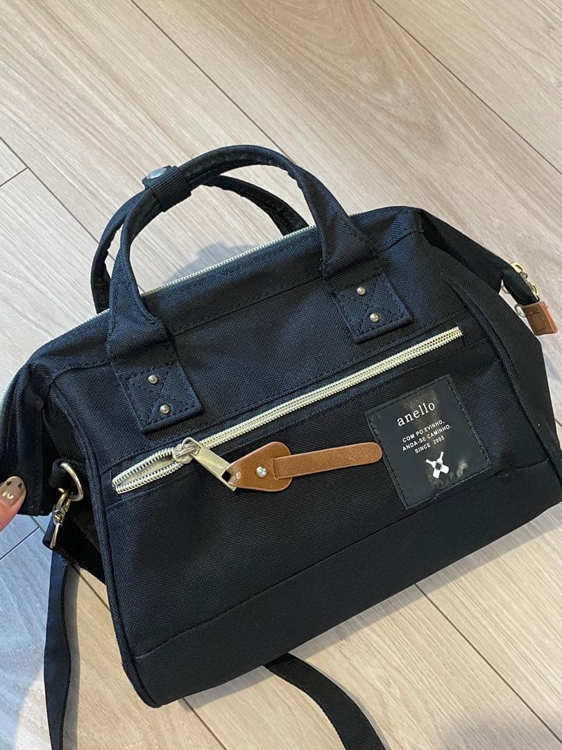 anello 2WAY ショルダーバッグ ブラックの写真4枚目