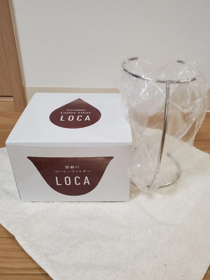 【新品未使用】LOCA コーヒーセラミックフィルター セット