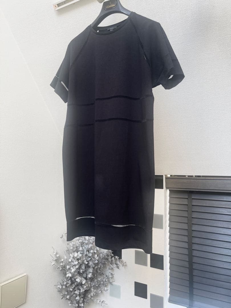 COS 半袖 ひざ丈ワンピース