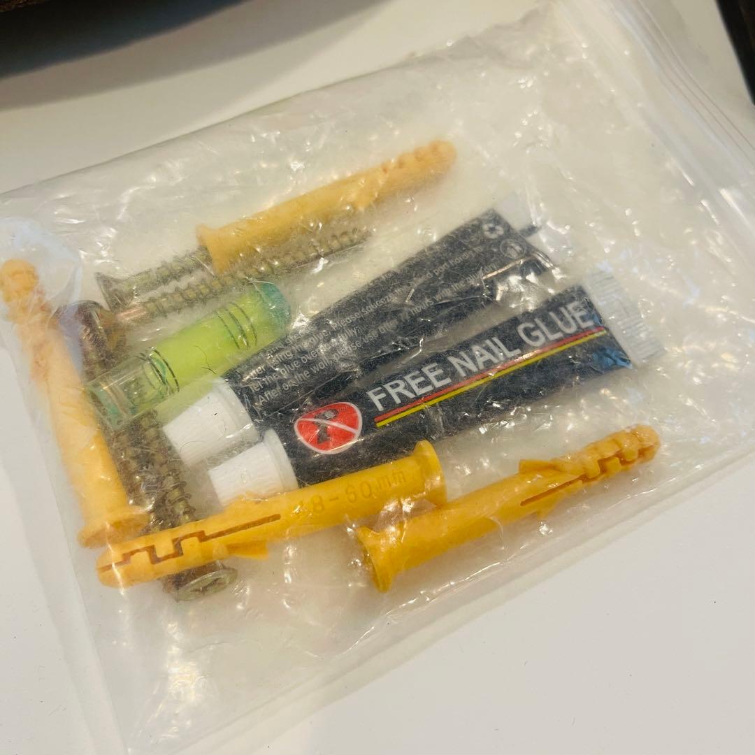 木製コーナーラック 2枚セット 壁掛け棚の写真7枚目