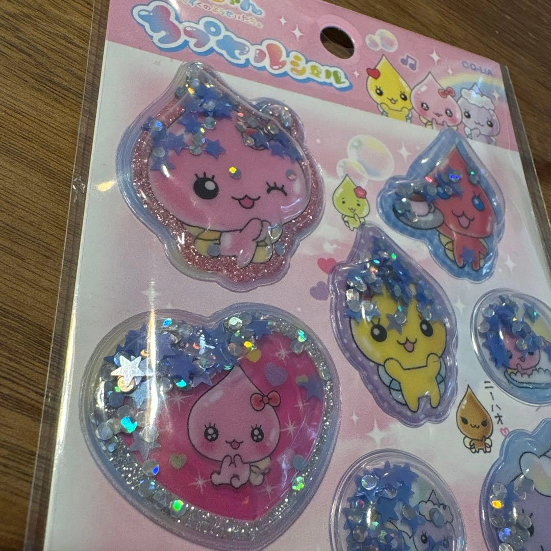 【正規品】新品未使用しずくちゃん カプセルシール うるおいちゃんの写真5枚目