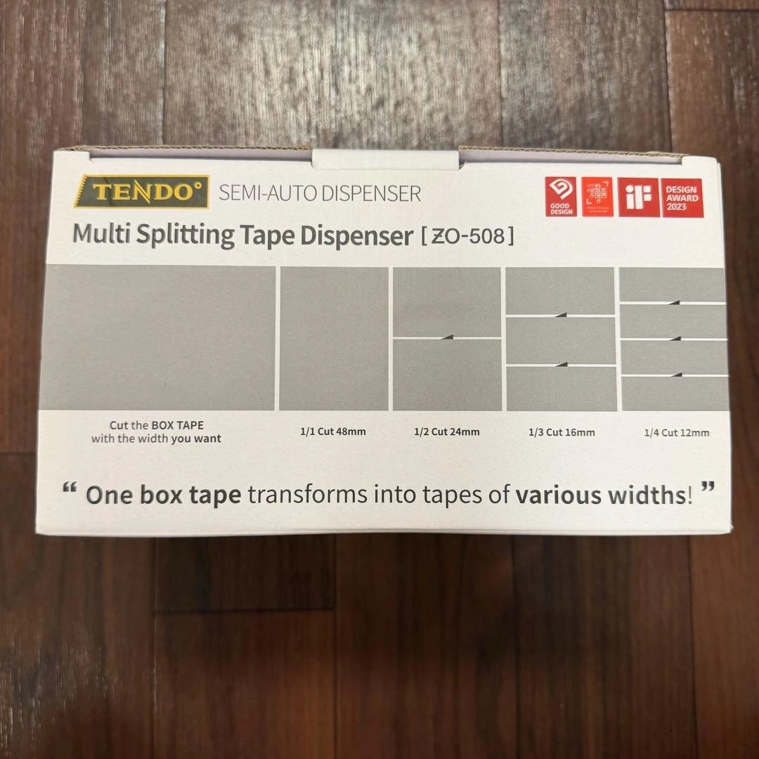 新品 TENDO テープディスペンサー ZO-508 マルチカット テープ付きの写真9枚目