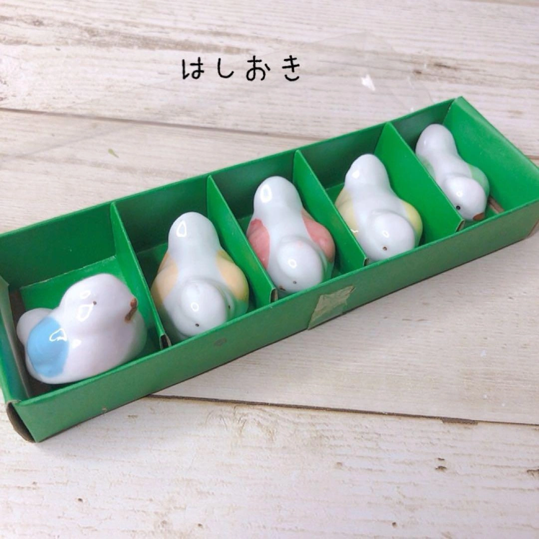 ※最終値下げ‼️はし置き⭐︎小鳥⭐︎5個セット