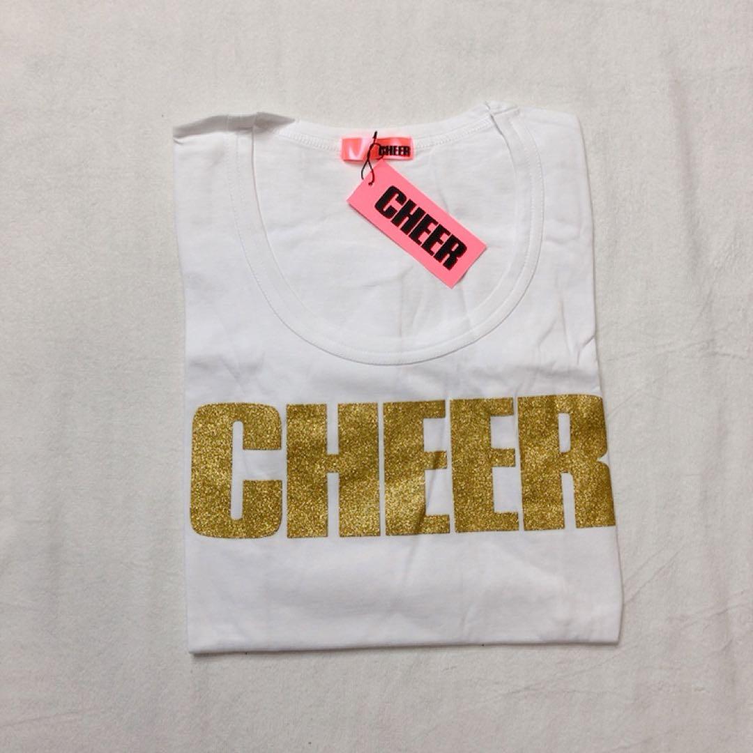最終値下げ‼️9月末迄‼️新品⭐︎チアー⭐︎長袖⭐︎Tシャツ⭐︎ゴールドロゴの写真4枚目