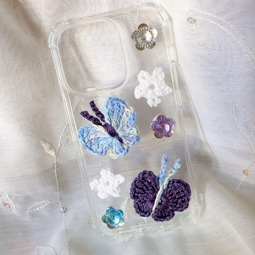 ハンドメイド スマホケース 毛糸 可愛いの写真3枚目
