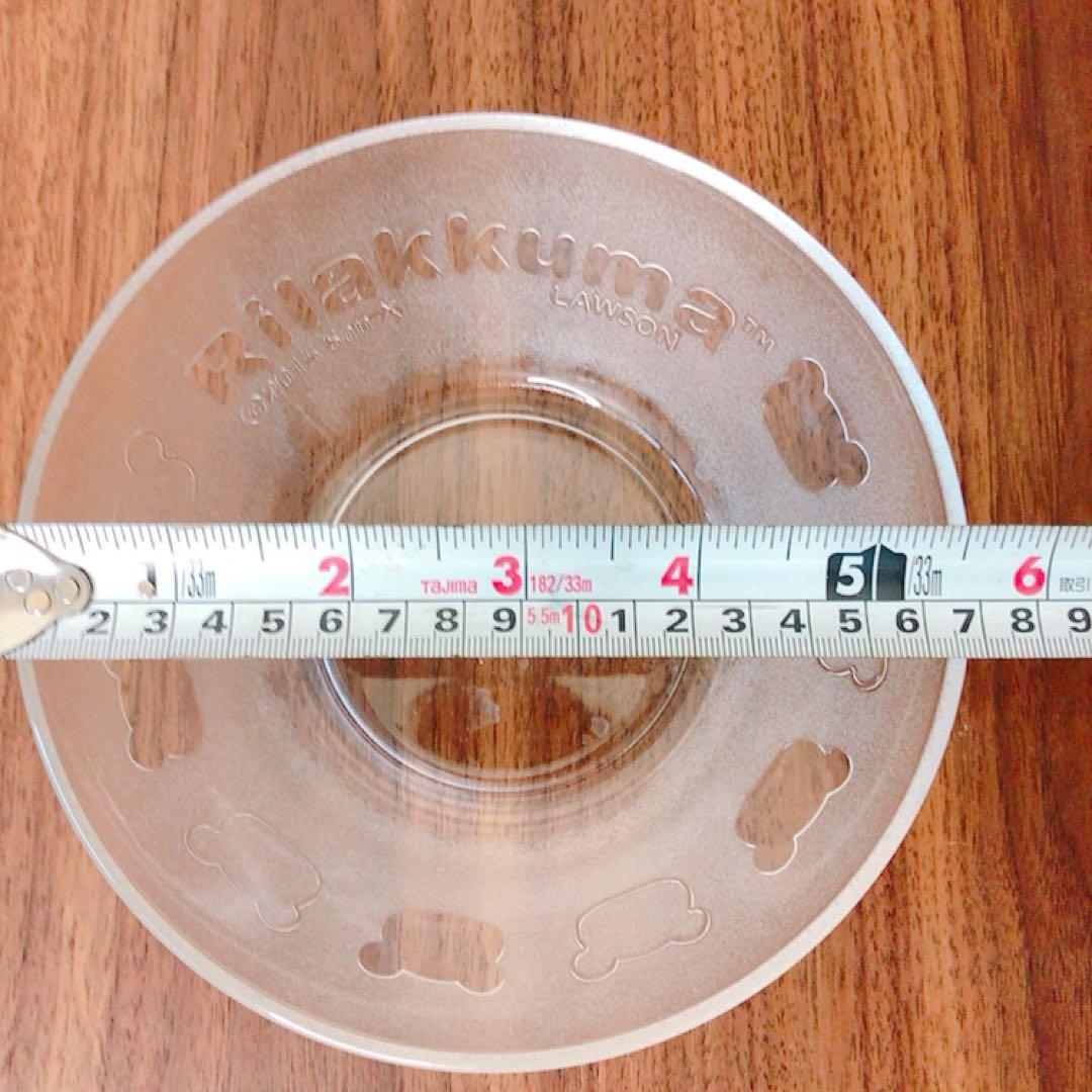リラックマ　ガラス深皿　二枚　おまけ1枚付‼️の写真2枚目
