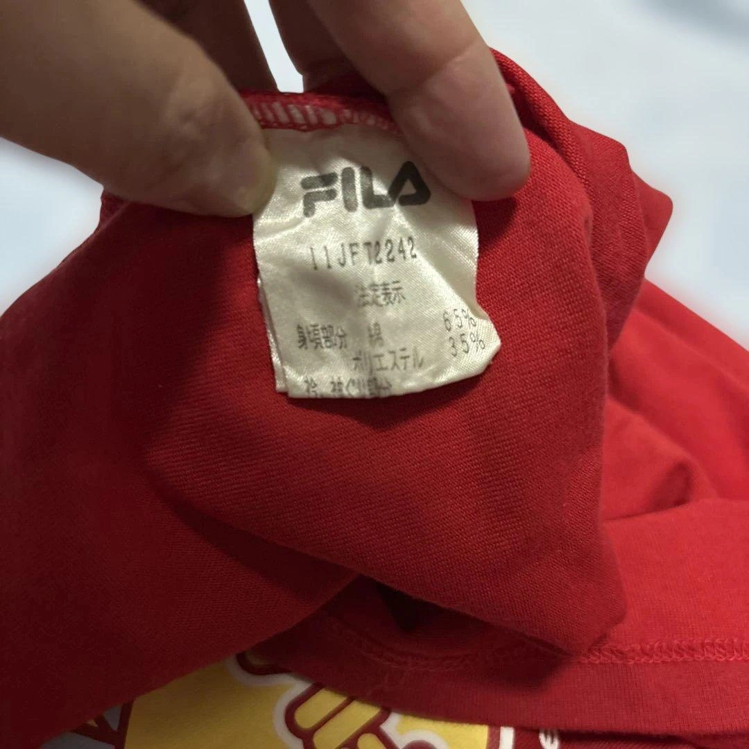 FILA タンクトップ&スリークォーターパンツ Lサイズ セットアップ 中古の写真5枚目