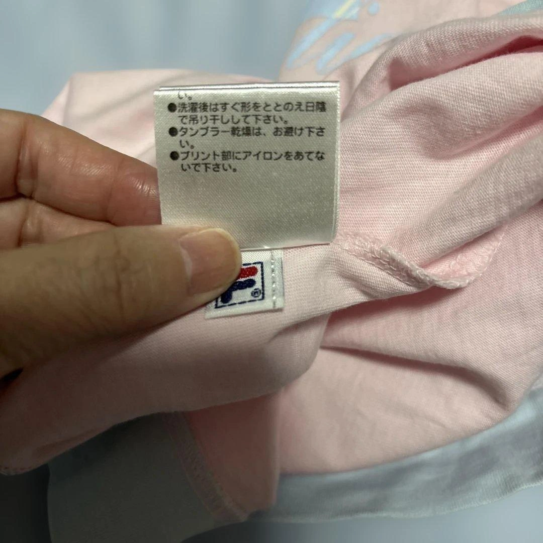 FILA 長袖カットソー ピンク Lサイズ 中古の写真5枚目
