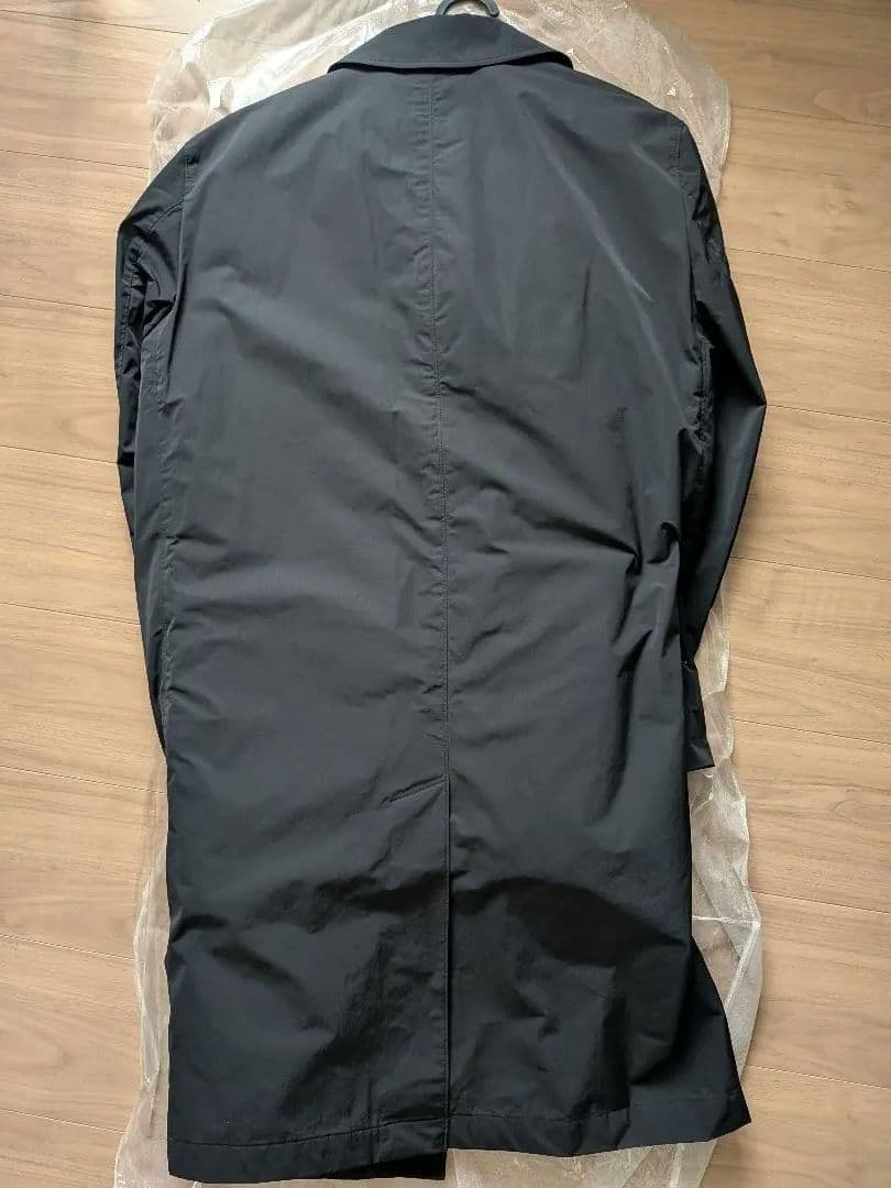 【未使用に近い】M UNIQLO 2way ステンカラーコート ブラック 黒の写真6枚目