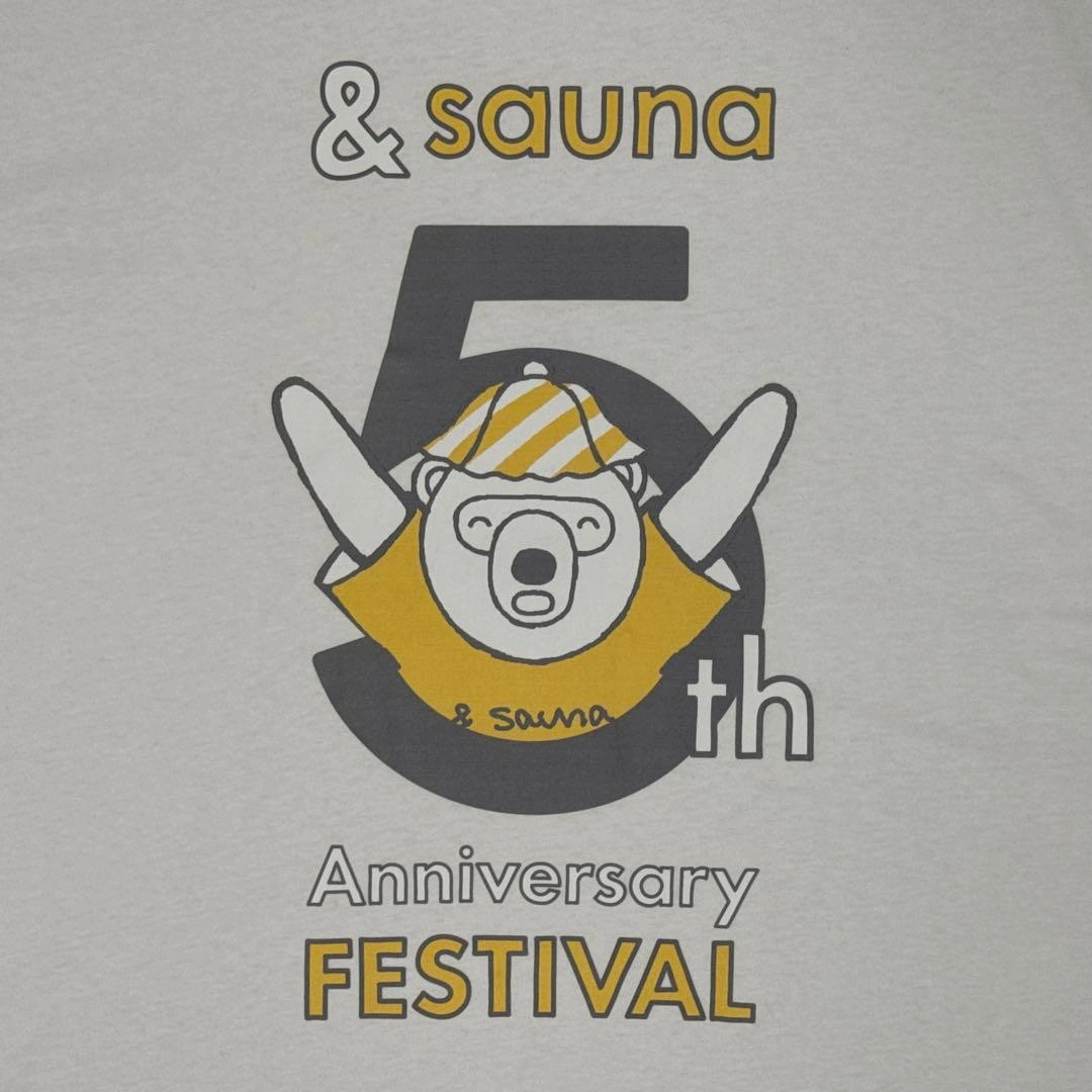 &sauna 5周年ファン感謝祭 アンドサウナ ジャスミンティー Tシャツの写真3枚目