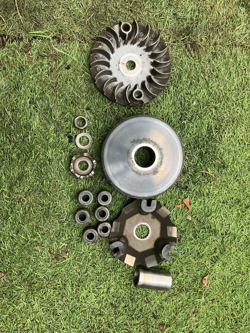 v125g 規制前　バイク用金属プーリーセット