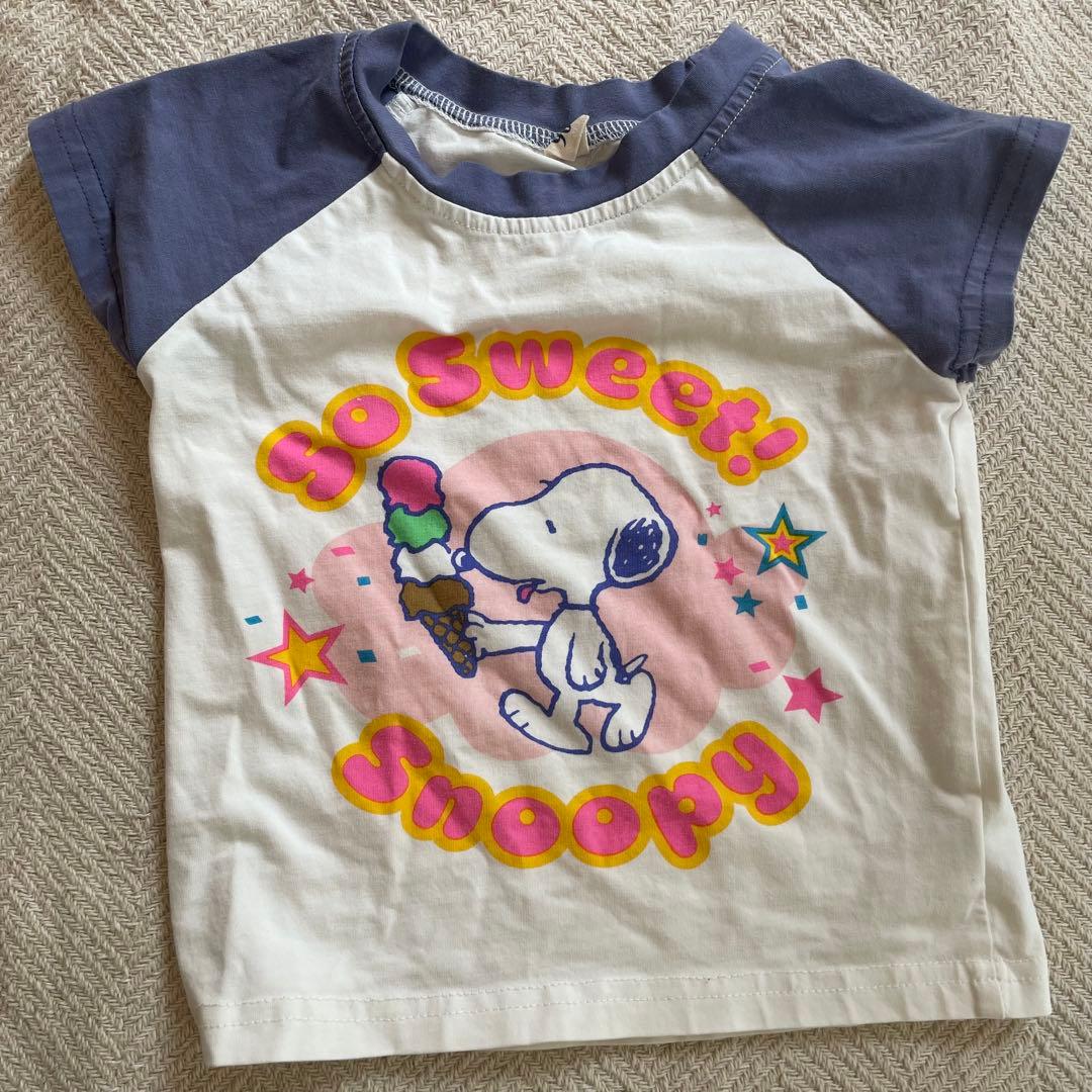 スヌーピー 半袖Tシャツとショートパンツセットの写真2枚目