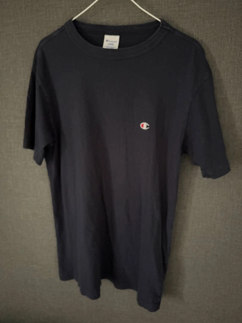 Champion チャンピオン Tシャツ ネイビー Lサイズ