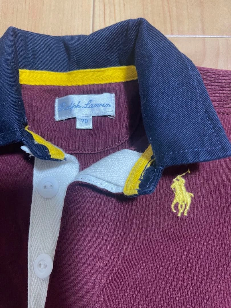 Ralph Lauren ラガーシャツ ロンパース 70の写真4枚目