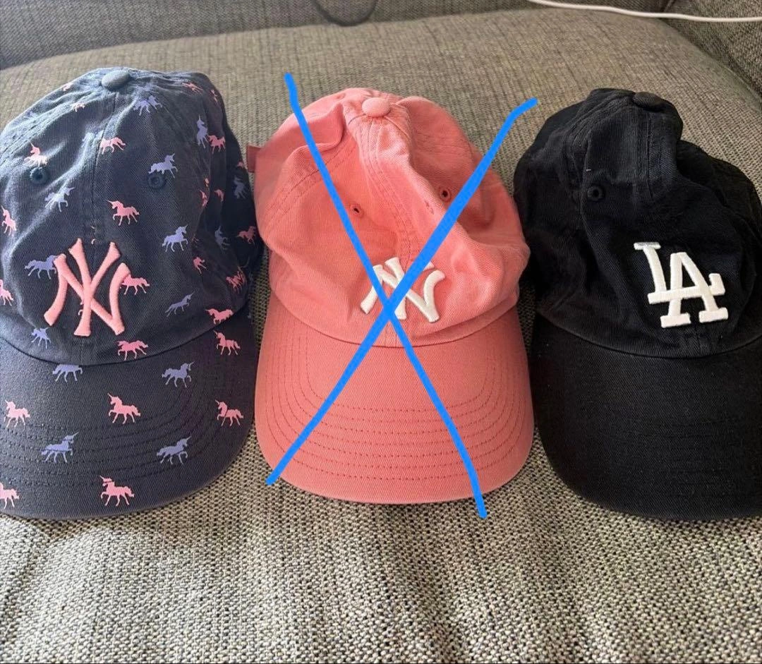 47 キャップ 2点セット NY ユニコーン LA